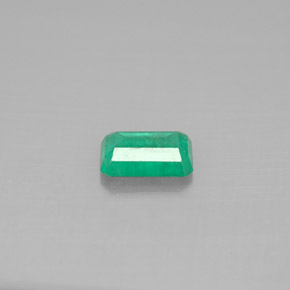 Esmeralda verde natural 0,47ct, corte esmeralda, SI