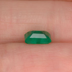 Esmeralda verde natural 0,45ct, corte esmeralda, SI-I1