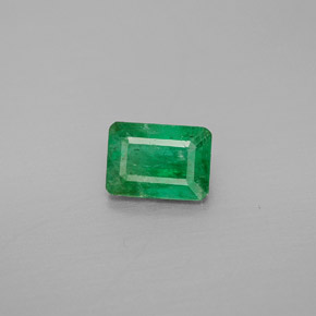 Esmeralda verde natural 1,04ct, corte esmeralda, SI-I1