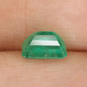 Esmeralda verde natural 1,08ct, corte esmeralda, SI-I1