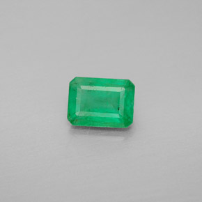 Esmeralda verde natural 0,99ct, corte esmeralda, VS-SI