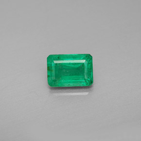 Esmeralda verde natural 1,04ct, corte esmeralda, VS-SI