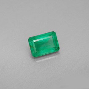 Esmeralda verde natural 1,04ct, corte esmeralda, VS-SI