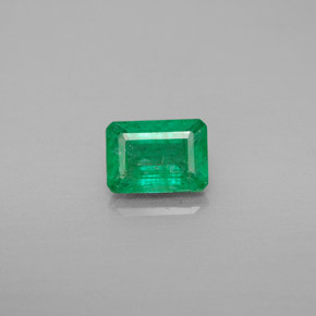 Esmeralda verde natural 0,92ct, corte esmeralda, VS-SI