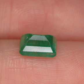 Esmeralda verde natural 1,09ct, corte esmeralda, SI-I1