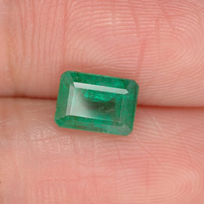 Esmeralda Verde Natural 1.12ct, Corte Esmeralda, SI-I1