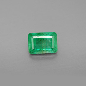 Esmeralda verde natural 1,13ct, corte esmeralda, VS-SI