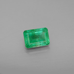 Esmeralda verde natural 1,13ct, corte esmeralda, VS-SI