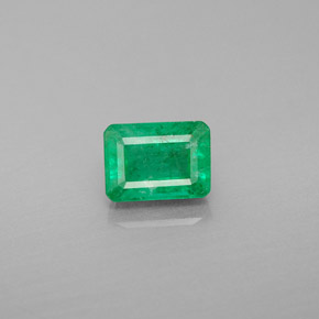 Esmeralda verde natural 1,18ct, corte esmeralda, VS-SI