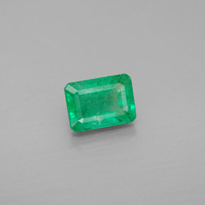 Esmeralda verde natural 1,18ct, corte esmeralda, VS-SI