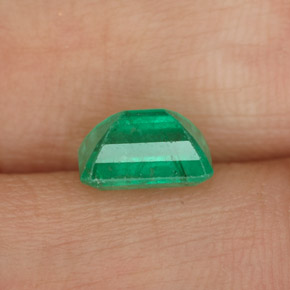 Esmeralda verde natural 1,07ct, corte esmeralda, SI-I1
