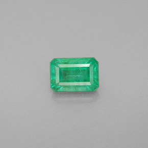 Esmeralda verde natural 1,03ct, corte esmeralda, SI