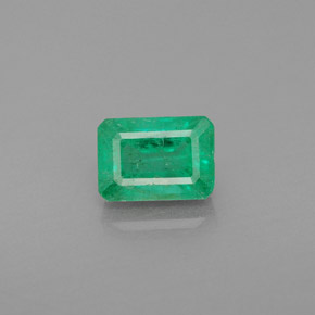 Esmeralda verde natural 1,13ct, corte esmeralda, SI