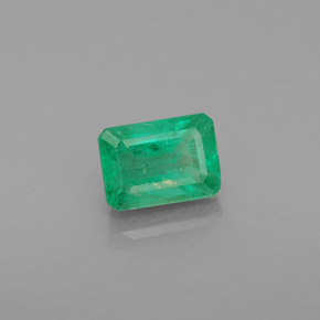 Esmeralda verde natural 1,13ct, corte esmeralda, SI