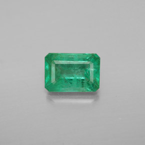 Esmeralda verde natural 0,96ct, corte esmeralda, VS-SI