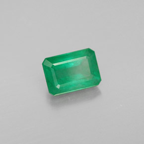 Esmeralda verde natural 1,01ct, corte esmeralda, VS-SI