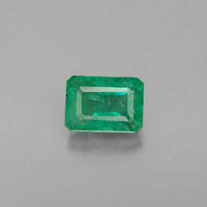 Esmeralda verde natural 1,13ct, corte esmeralda, VS-SI