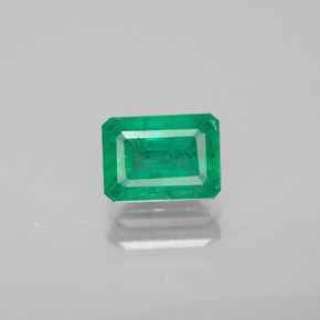 Esmeralda verde natural 0,95ct, corte esmeralda, VS-SI