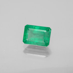 Esmeralda verde natural 0,95ct, corte esmeralda, VS-SI