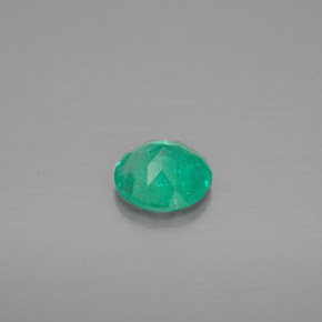 Esmeralda verde natural 0,57ct, corte redondo, VS-SI