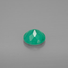 Esmeralda verde natural 0,61ct, corte redondo, VS-SI