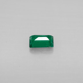 Esmeralda verde natural 0,25ct, baguete, SI