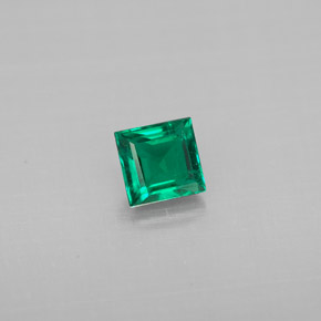 Esmeralda verde natural 0,33ct, baguete, SI