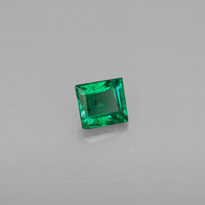 Esmeralda verde natural 0,28ct, baguete, VS-SI