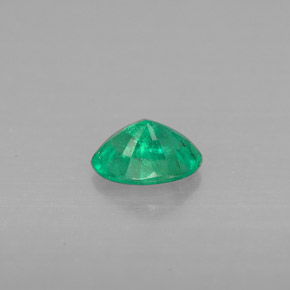 Esmeralda verde natural 0,41ct, corte oval, VS-SI