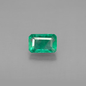 Esmeralda verde natural 0,70ct, corte esmeralda, VS-SI