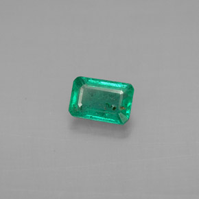 Esmeralda verde natural 0,62ct, corte esmeralda, VS-SI