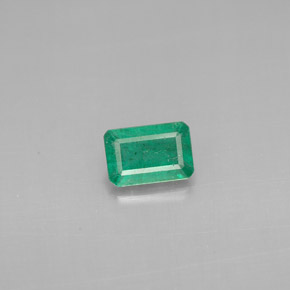 Esmeralda verde natural 0,48ct, corte esmeralda, VS-SI