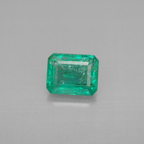 Esmeralda verde natural 1,12ct, corte esmeralda, VS-SI