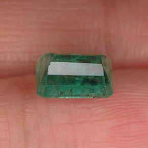 Esmeralda verde natural 1,65ct, corte esmeralda, VS-SI