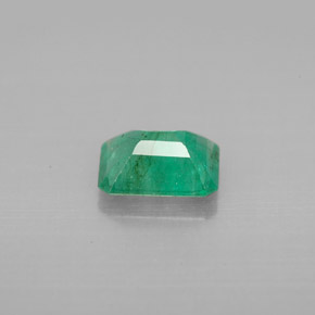 Esmeralda verde natural 1,27ct, corte esmeralda, VS-SI