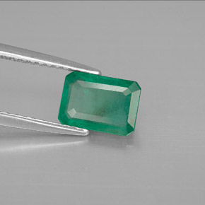 Esmeralda verde natural 1,34ct, corte esmeralda, VS-SI