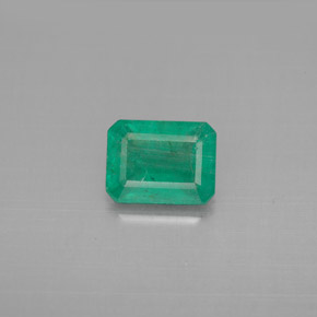 Esmeralda verde natural 1,19ct, corte esmeralda, VS-SI