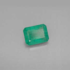 Esmeralda verde natural 1,19ct, corte esmeralda, VS-SI