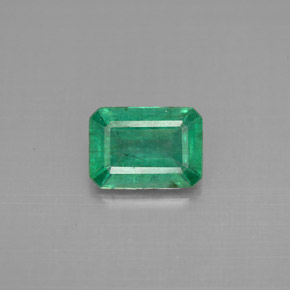 Esmeralda verde natural 1,16ct, corte esmeralda, VS-SI