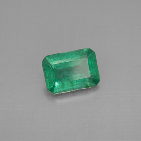 Esmeralda verde natural 1,16ct, corte esmeralda, VS-SI