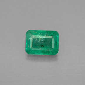 Esmeralda verde natural 1,42ct, corte esmeralda, VS-SI