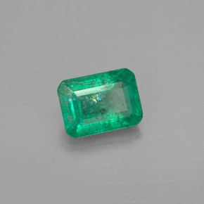 Esmeralda verde natural 1,42ct, corte esmeralda, VS-SI