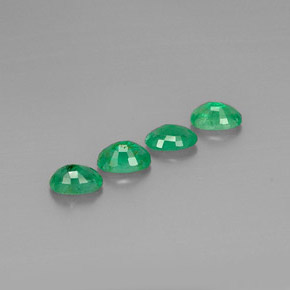 Pedras preciosas de esmeralda verde natural de  ct, corte oval, VS-SI