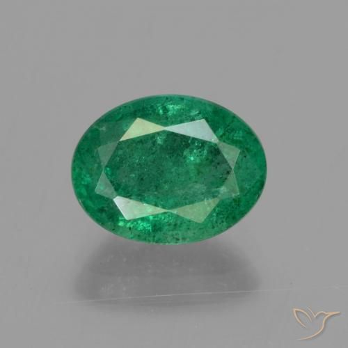 1.61ct Natural Verde Frio Esmeralda, oval, SI