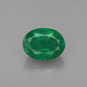 Esmeralda verde natural 1,99ct, corte oval, VS-SI
