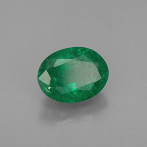 Esmeralda verde natural 1,99ct, corte oval, VS-SI