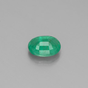 Esmeralda verde natural 0,36ct, corte oval, SI