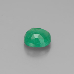 Esmeralda verde natural 0,43ct, corte oval, SI
