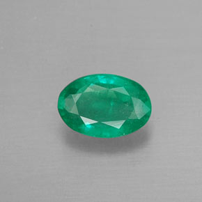 Esmeralda verde natural 0,46ct, corte oval, SI