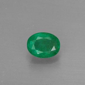 Esmeralda verde natural 0,33ct, corte oval, SI